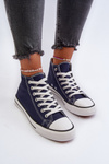 Navy Blue Women's Sneakers Socerio