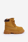 Children's Trapper Boots With Zip Camel Bansi