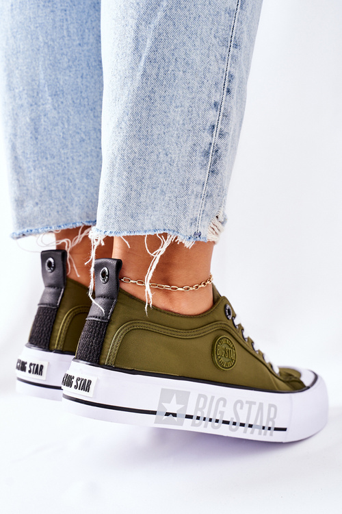 Tenisówki Trampki Platforma BIG STAR Czerwone II274025