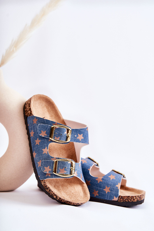 Comfortable Children's Slippers Blue Ander