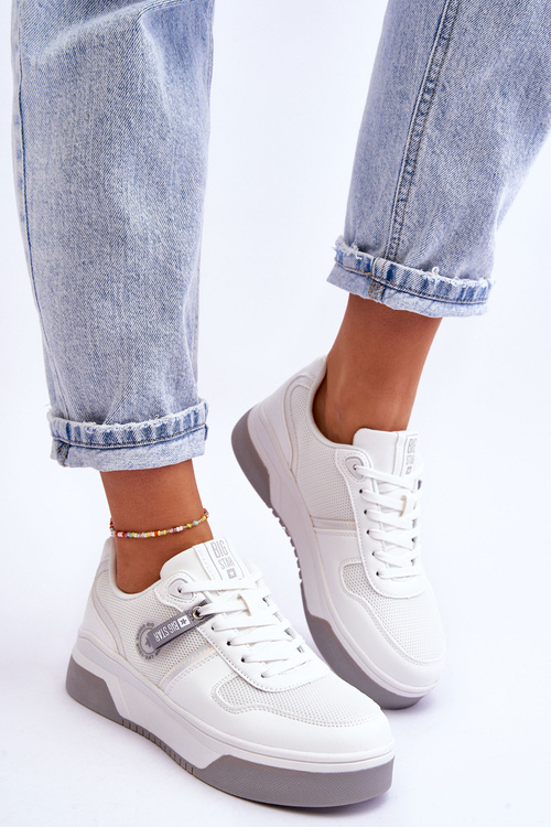Classic Sneakers Memory Foam System Big Star LL274A024 White
