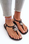Sandały Japonki Damskie Płaskie Czarne 83507 Ipanema Class Blown Up Sandal Fem