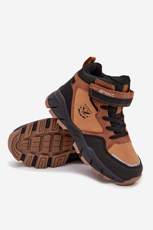 Buty Trekkingowe Zimowe Dziecięce Na Rzep Camel Miravie