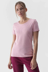 Women's T-Shirt With Print 4F Pink 4FWMM00TTSHF1846-56S