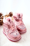 Children's Warm-up Snow Boots Pink Shirinell
