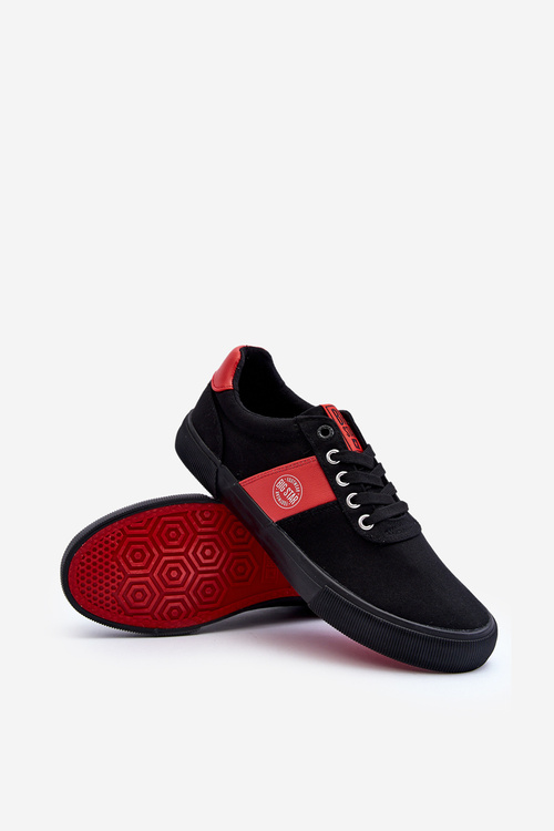 Trampki Męskie Materiałowe Czarne Big Star JJ174255