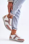 Leather Sports Shoes S.Barski AL21575 White-Pink