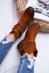 Women's Suede Boots Hidden Anchor Camel Mirley