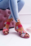 Leather Welt Sandals Maciejka 03375 Pink