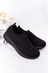 Dziecięce Sportowe Buty Slip-On Czarne School Trip