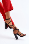 Stylish Black High Heel Sandals Josette