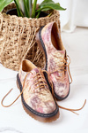 Women's Leather Brogues Oxfords Maciejka 04087-46 Multicolor