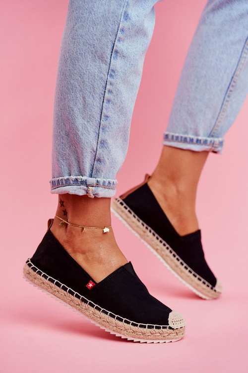 Women's Espadrilles Big Star Black FF274A498