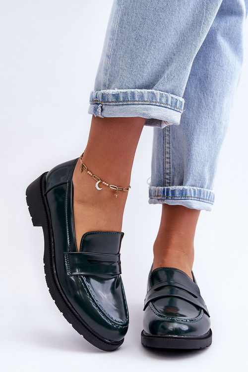 Women's Classic Moccasins Green Faradays