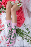 Skarpetki Rainbow Socks W Kwiaty Róże Peonie Pąki 3 Pary