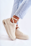 Classic Leather Sport Shoes Beige Jennys