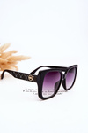 Women's Glitter Sunglasses M2354 Black
