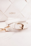 Clutch Bag With A Detachable Strap NOBO NBAG-K1260 White