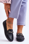 Women's Slip-On Loafers With Glitter Embellishment Black This Moment