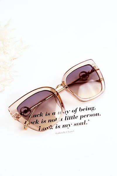 Women's Cat Eye Sunglasses M2351 Transparent