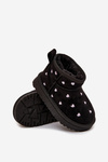 Children's Snow Boots With Hearts Black Gracina