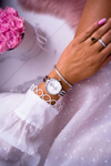 Women's Watch Ernest Zircons Silver Alendi