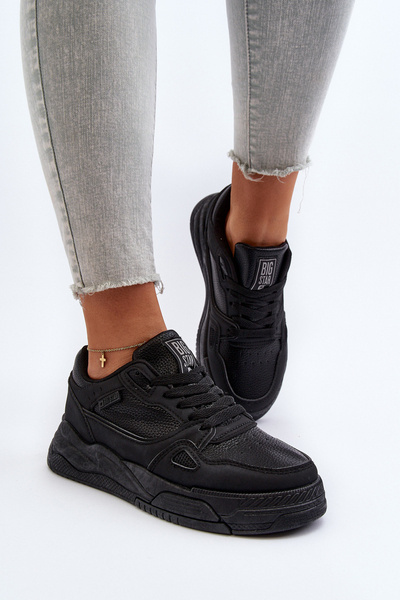 Sneakersy Damskie Big Star Czarne NN274666