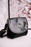 Women's Messenger Bag LAURA BIAGGI Patent Black