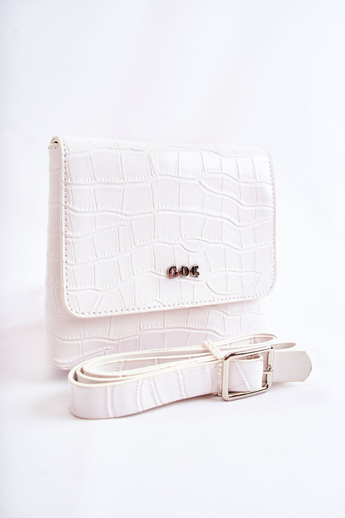 Leather Small Messenger Bag GOE ZNJ035 White