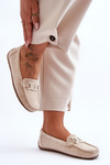 Women's Stylish Suede Moccasins Beige Rabell
