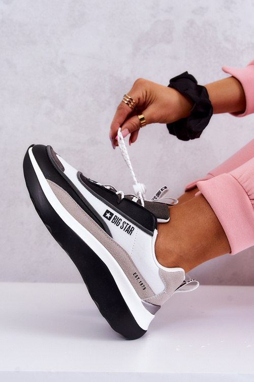 Sport Shoes Sneakers Big Star JJ274998 White and Black