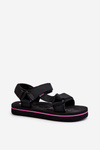 Sandały Damskie Platforma Czarne Lee Cooper LCW-24-05-2751 Czarne