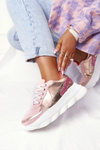 Women's Sports Shoes On The Platform Lu Boo Pink