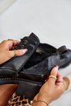 Insulated Women's Boots Made of Natural Leather Vinceza 41460 Black