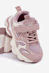 Children's sneakers on thick sole pink Lianees