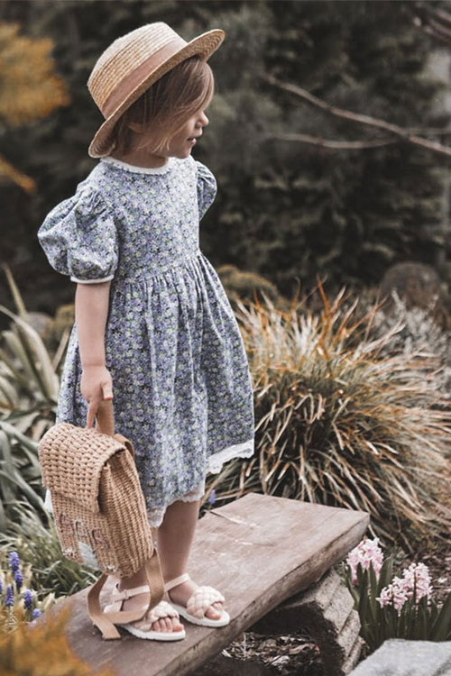 Children's Braided Sandals Pink Adella