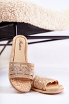 Women's Rubber Slippers Golden Charis