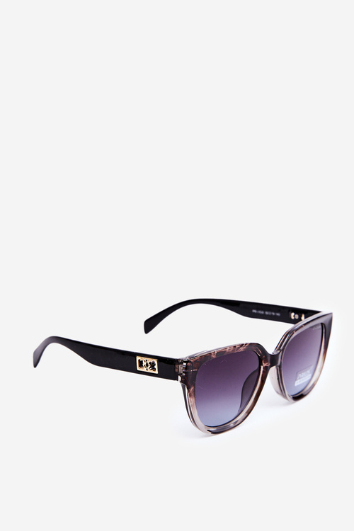 Women's Sunglasses with Gold Details UV400 Brown