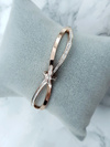 Women's Steel Bracelet Zircons Pink Gold Seri