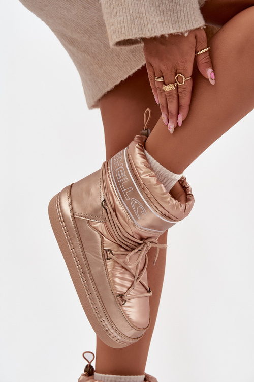 Women's Snow Boots With Laces O'NEILL LISA WOMEN HIGH 90253012.99U Gold