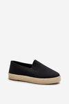 Women's Platform Espadrilles Black Naloenma
