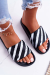 Women's Black Aynna Flip Flops