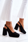 Suede pumps Maciejka 05441-01 Black