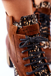 Women’s Boots Leather Maciejka Brown 03190-02