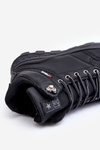 Buty Trekkingowe Męskie Ocieplane Czarne Daviana 22MN26-5237