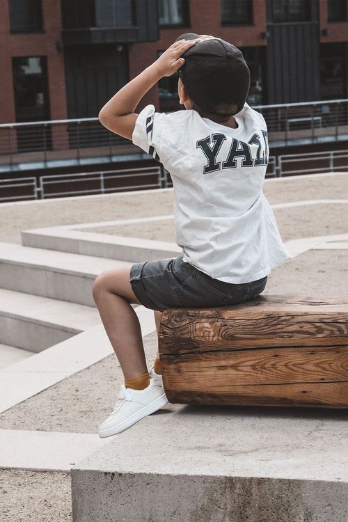 Children's Low Sport Shoes White Frillo