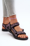 Lightweight Sports Women's Sandals Black-Pink Lumeria
