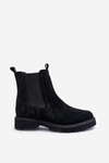 Suede Ankle Boots Nicole Black 2672