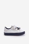 Children's sneakers with velcro white-navy Pennyn
