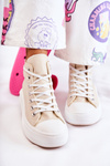 Women's High-top Sneakers Beige Carlyn